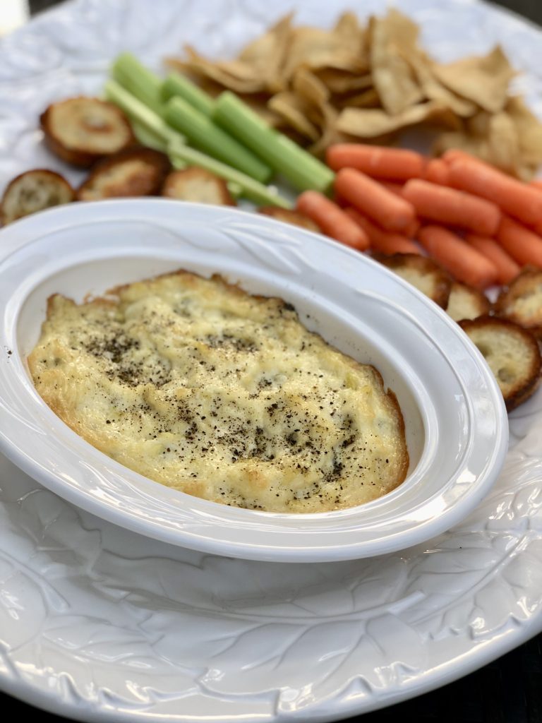 fall appetizer parmesan artichoke dip