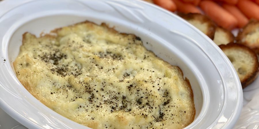 fall appetizer parmesan artichoke dip