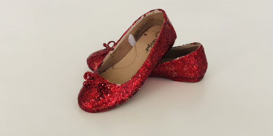 DIY ruby slippers