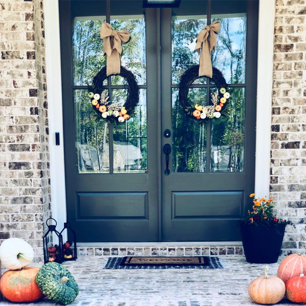 Fall Front porch decor wreath 