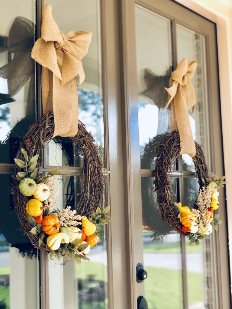 DIY fall wreath