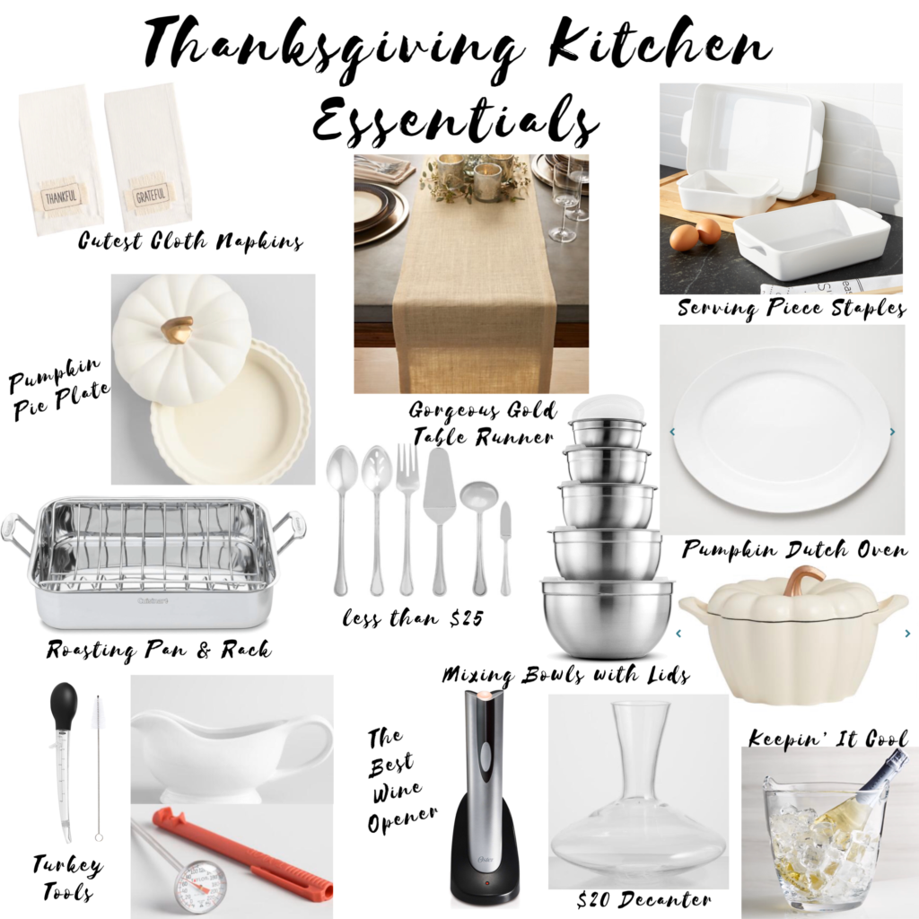 Thanksgiving Kitchen Essentials