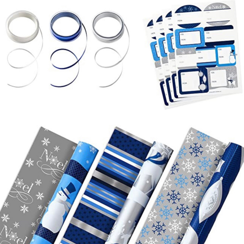 Navy Wrapping Paper