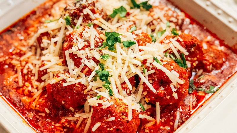 Homemade Italian Meatballs