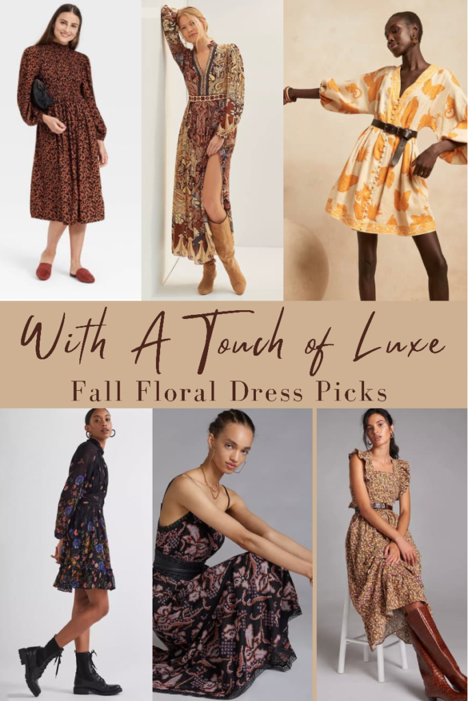 Fall Floral Dresses