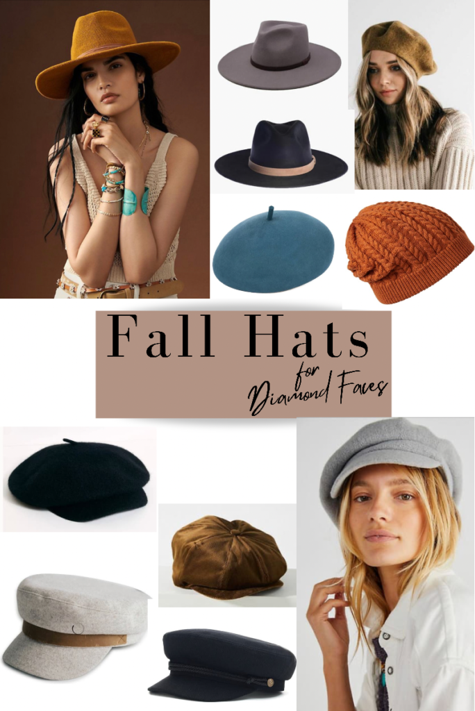 Fall Hats for Diamond Faces