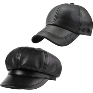 Leather Ball Cap