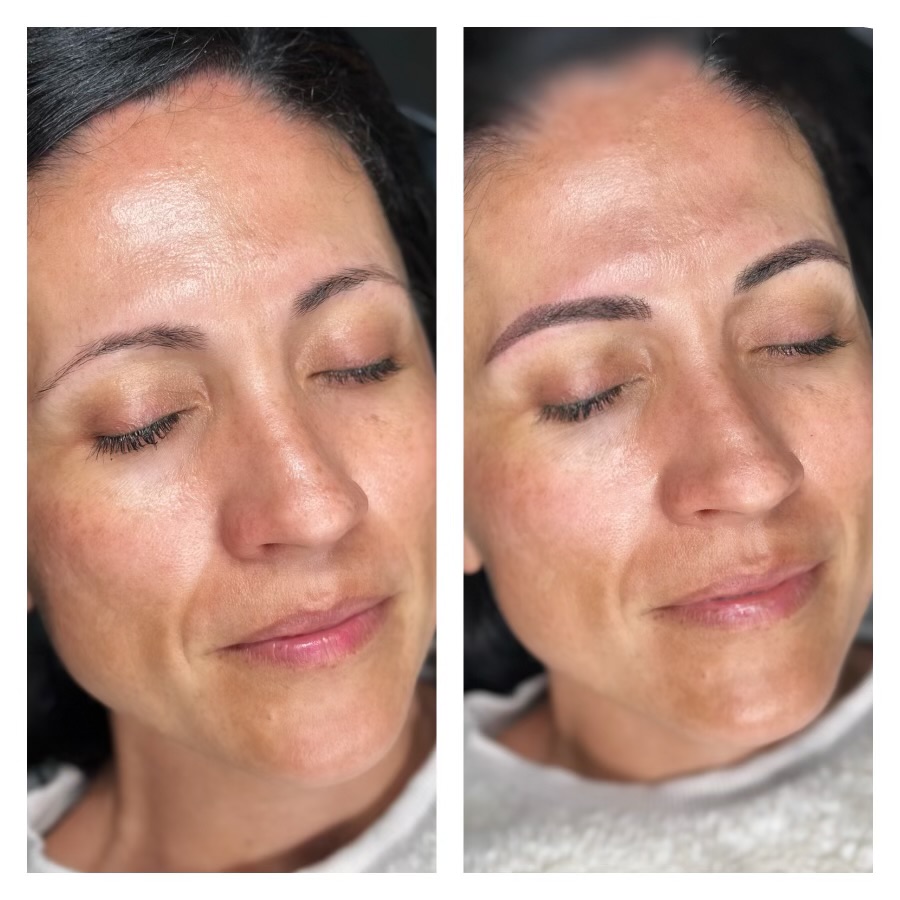 microblading before and after